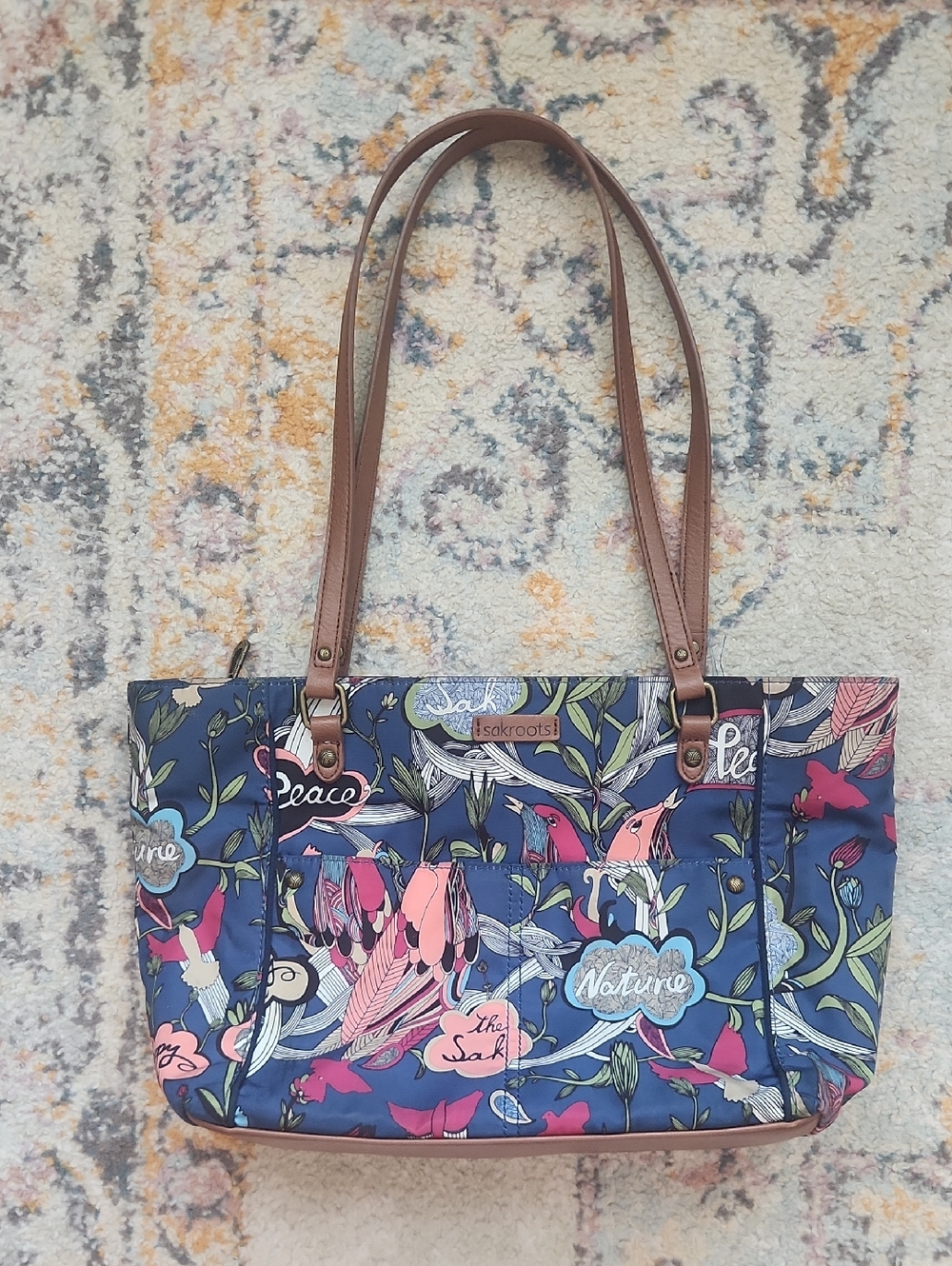 Sakroots Floral Peace Purse